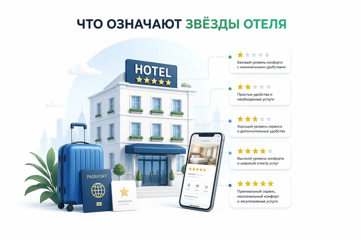 Звёздность отелей