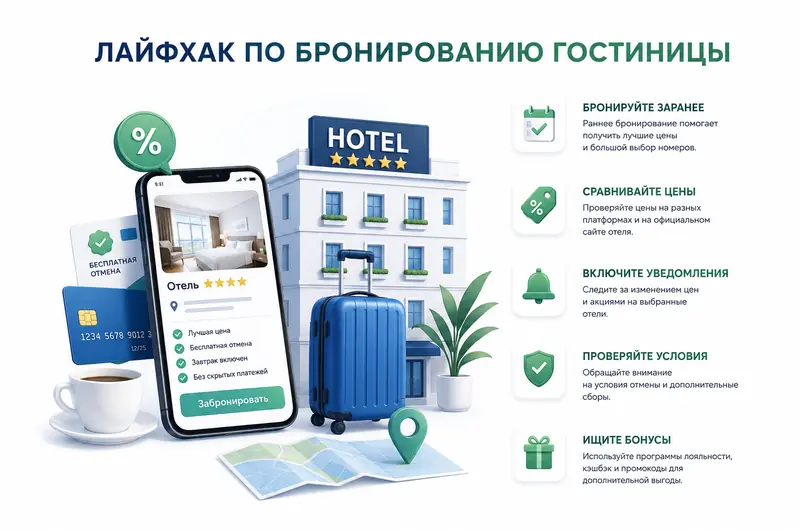 Лайфхаки по бронированию отелей