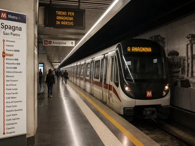 Метро Рим станция Spagna