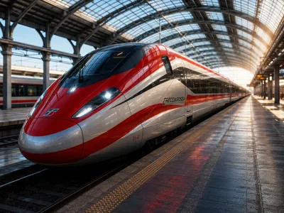 Поезд Frecciarossa Италия высокоскоростной