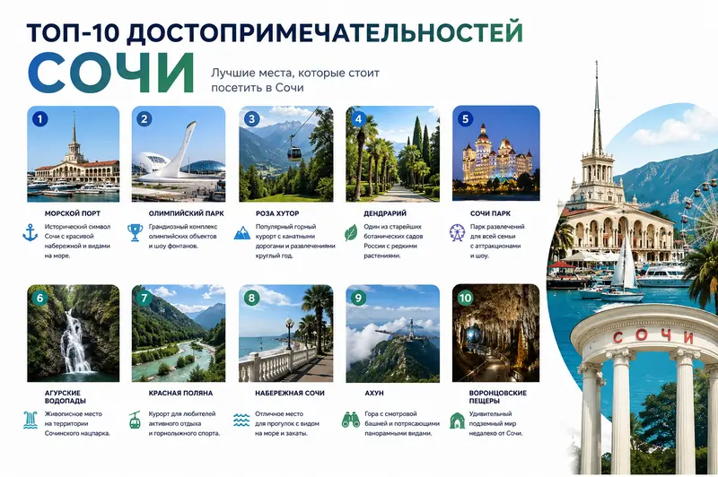 Достопримечательности Сочи