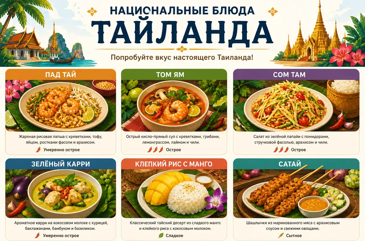 Национальные блюда Таиланда